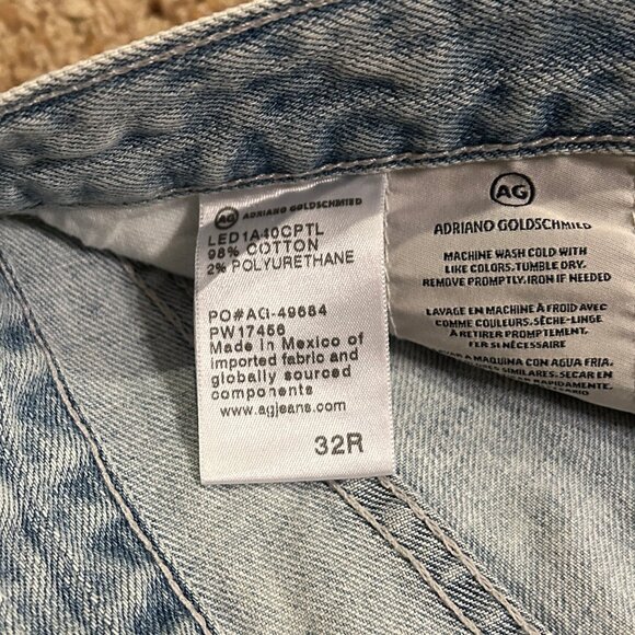 Anthropologie Jeans Nolan Ankle Button Up Style Size 32R - Picture 2 of 3